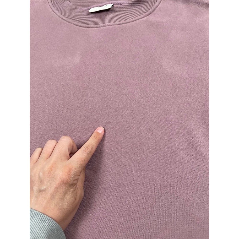Comfrt Sweatshirt Womens Large Halo Purple Crewneck Classic Comfort Cozy Casual - Picture 4 of 8